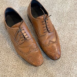 Topman Classic Brown Leather Men's Shoes Size 45 (12)